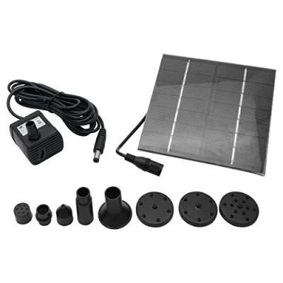 Imagen de Riloer Bomba de fuente solar para estanque (7 V, 1,2 W, 200 L/H)