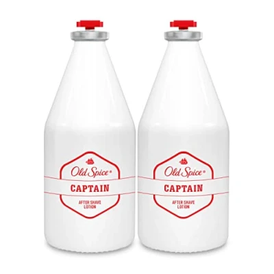 Imagen de Old Spice Captain Loción Aftershave, PACK x 2, 100 ml