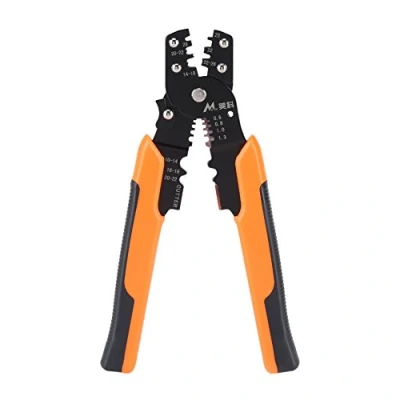 Imagen de Alicate pelacables, 185mm multifuncional pelacables que prensa alicates de cable corte herramienta mano electricista