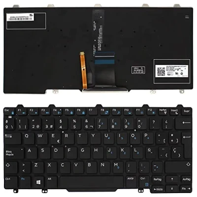 Imagen de Teclado RETROILUMINADO Compatible con DELL Latitude E7250 EN ESPAÑOL
