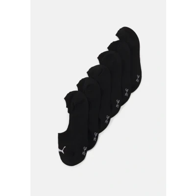 Imagen de Puma Unisex Footie ECOM 6 PACK Calcetines de deporte, Talla: 35 38, Black