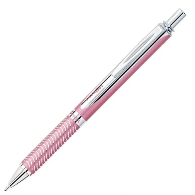 Imagen de Pentel EnerGel BL407P A Bolígrafo roller (ancho de traza 0,35 mm, diámetro bola 0,7 tinta negra), color rosa