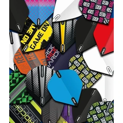 Imagen de RED DRAGON Bargain Assorted Dart Flights 25 Sets