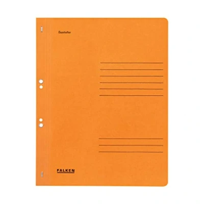 Imagen de FALKEN ösenhefter de reciclado cartón, color naranja