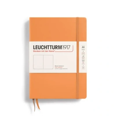 Imagen de LEUCHTTURM1917 369779 Libretas Medium (A5) 145 x 210 mm, Tapa Dura, 251 páginas numeradas, Apricot, Lisa