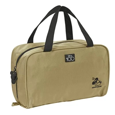 Imagen de Safta Minnie Mouse 100 Neceser Rectangular con Asa, Infantil, Adaptable a Carro, Ideal para Niños de 5 14 Años, Cómodo y Versátil, Calidad Resistencia, 31x14x19 cm, Color Beige