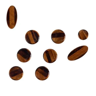 Imagen de Alnicov Botones para saxofón, 9 piezas a rayas de piedra saxofón soprano alto tenor
