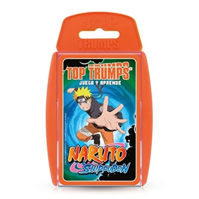 Imagen de Top Trumps Cards Naruto Cartas Españolas, Juegos De Adultos, Para Niños, Trivia, Desde 6 Años, 2+ Jugadores