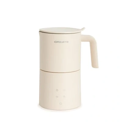 Imagen de CREATE/MILK FROTHER STUDIO PRO/Espumador calentador de leche eléctrico blanco roto/Apto para lavavajillas, pantalla táctil, 4 programas, sitema seguridad, 620ml, uso en frío o caliente, 450W