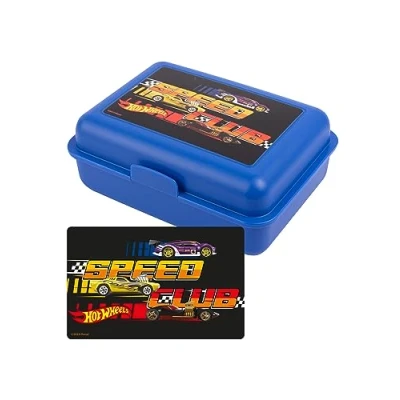 Imagen de United Labels Hot Wheels Speed Club Fiambrera para niños, con divisor, color azul