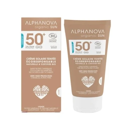 Imagen de Alphanova Crema Solar Facial Bio Spf50 con Colo