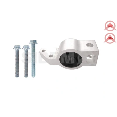 Imagen de SIDEM 863663 KIT Silentblock Brazo de Suspension debajo, Eje delantero, derecha Rodamiento caucho metal oscilante transversal