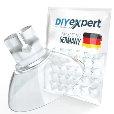 Imagen de DIYexpert 50 x ventosas para luces de hadas Ø 20 mm ventosa ranura gancho Made in Germany
