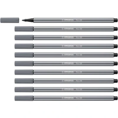 Imagen de Rotulador stabilo acuarelable pen 68 gris azulado medio 1 mm