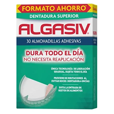 Imagen de Almohadillas Adhesivas Para Dentadura Algasiv Superior (30 Un)