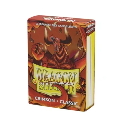Imagen de Dragon Shield AT 10621 Classic Japanese Size Sleeves 60pk Crimson, Multicoloured