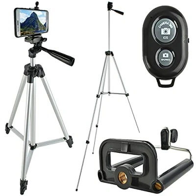 Imagen de Iso Trade Tripod Set Cell Phones Cameras Remote Controllable Control Selfie Bluetooth marca
