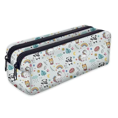 Imagen de Ferocity Estuches plumier la Tuba Estuche Lapices de Gran Capacidad Colores para Niñas y Niño Unicorn Panda [107]