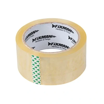 Imagen de Fixman nastro adesivo da imballaggio, 48 mm x 66 m, trasparente (963618)