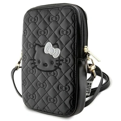 Imagen de CG MOBILE Hello Kitty HKPBPEKHBPK Bolso acolchado con lazo negro, Negro