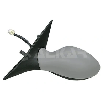 Imagen de Espejo retrovisor Alkar 6139473 izquierda imprimado eléctrico calefactable, tintado en azul, convexo para vehíc. con volante a la