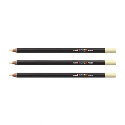 Imagen de Posca Lápiz Uni Coloreado profesional para colorear aceite y cera KPE 200 Marfil (46) Individual