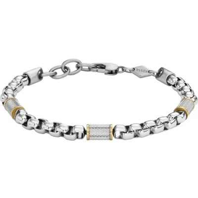 Imagen de Fossil Pulsera Gold silver, Hombre, Talla: One Size, silver