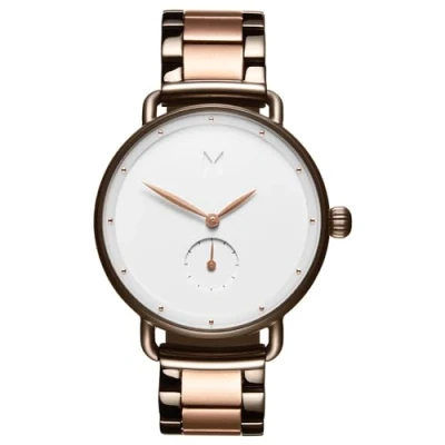 Imagen de MVMT Reloj Analógico de Cuarzo para mujer con Correa en Acero Inoxidable color oro rosado D FR01 TIRGW