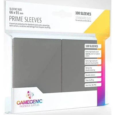 Imagen de Gamegenic GGS11025ML Prime Sleeves (100 Pack), Gray