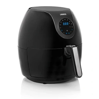 Imagen de Princess 182050 Family Aerofryer XXL Freidora de Aire Caliente Digital Familiar, 1700 W, 5.2 Litros, Negro