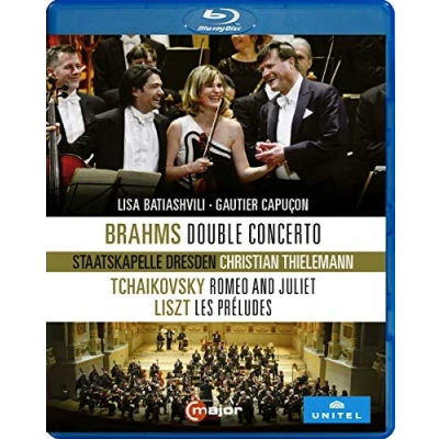 Imagen de Brahms, J.: Double Concerto / Tchaikovsky, P.I.: Romeo and Juliet Fantasy Overture Liszt, F.: Les Préludes [DVD]