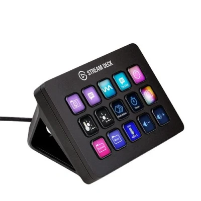 Imagen de Capturadora de vídeo Elgato Stream Deck MK.2 10GBA9901, Para PC y Mac, 15 Teclas macro, Negro