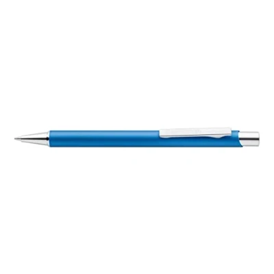 Imagen de STAEDTLER Bolígrafo retráctil Elance 421 45 cuerpo metálico, tinta azul, ancho de línea M = punta media 0,35 mm. Caja 10 bolígrafos color azul pacífico