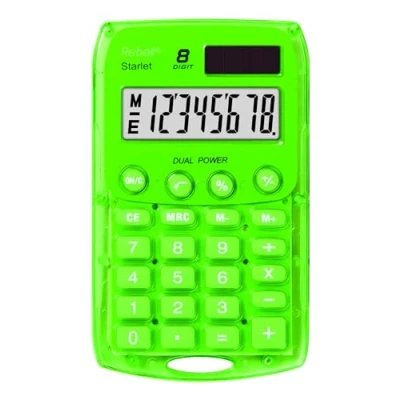 Imagen de Rebell Starlet calculadora de bolsillo Verde