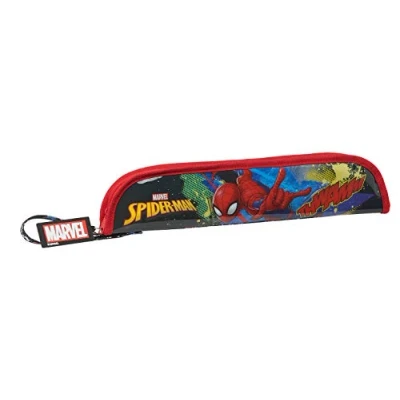 Imagen de safta Portaflautas de SpiderMan Go Hero, 370x20x80mm, Negro/Rojo, M (M284)