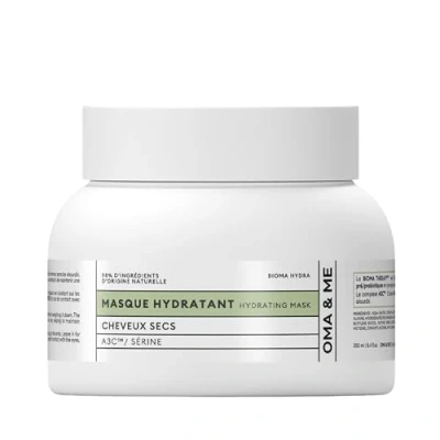 Imagen de OMA &amp; ME Mascarilla Hidratante para Cabello Seco Nutre Profundamente e Hidrata a Largo Plazo Capilar con A3C y Serina 98% de Ingredientes Origen Natural 250ml