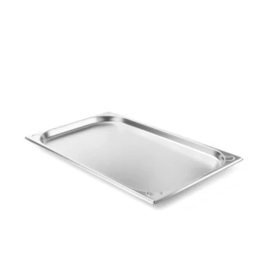 Imagen de HENDI Recipiente GN 1/1,contenedor GN,esquinas reforzadas,resistente a Temperaturas de 40 300C,apto para hornos,congeladores,calientaplatos,baño María,2.5L,530x325x(H) 20mm,acero inoxidable