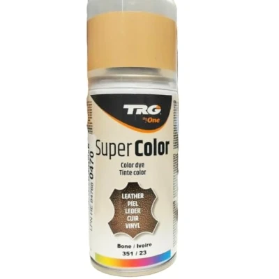 Imagen de TRG The One Super Color, Pintura en spray para zapatos de cuero, 351 Marfil, 150 ml