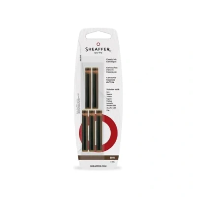 Imagen de Sheaffer Skrip Fountain Pen Classic Ink Cartridge Brown (five per card)