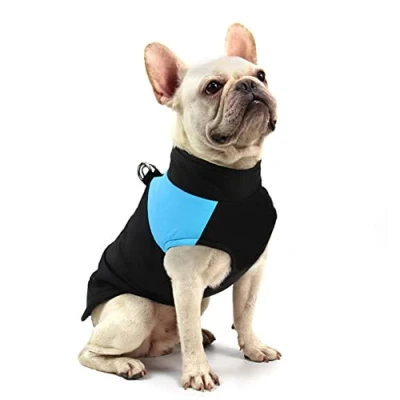 Imagen de FEimaX Abrigo para Perro Impermeable Chaqueta Cálido de Invierno y Otoño, Ropa Algodón Perros Pequeños Medianos Grandes Mascotas Chaleco Cachorro Gato Clima Frio