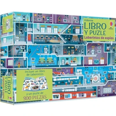 Imagen de Laberintos de espías (Libro y puzle)