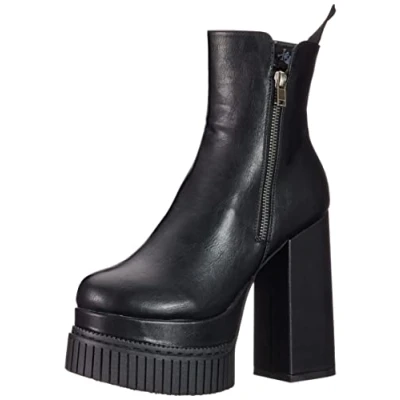 Imagen de LAMODA Tripu, Botas Mid Calf Mujer, Color Negro, 38 EU