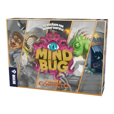 Imagen de Devir Mindbug, Juego de Mesa en Familia, Fácil y Divertido, 8 años (BGMBSP)