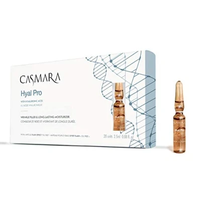 Imagen de Casmara, Hyal Pro Rellenador de Arrugas e Hidratantes Larga Duración en Ampollas 2.5ml. (20 Unidades 2.5ml)