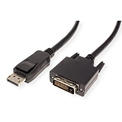 Imagen de Adaptador Value Dp Dvi (24+1) M/m 5 M 5m Displayport d Negro