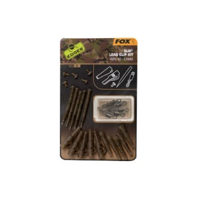 Imagen de Fox Edges Camo Slik Plomo clip kit tamaño 7 5 piezas Material para bajos de línea carpfishing