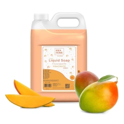 Imagen de IDEA HOME FRAGANTE Jabón de Manos Líquido 5L Buena Espuma 5 litros en Crema para Todo Tipo Piel Mango