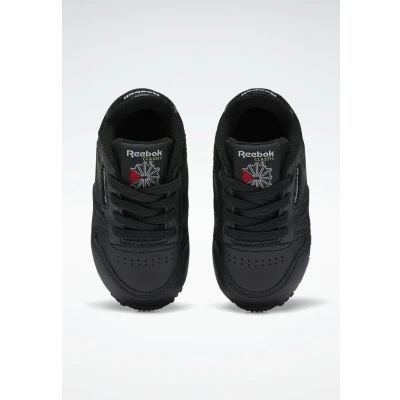 Imagen de Reebok Classic Leather Shoes Zapatos de bebé para niños, Talla: 21.5, Black