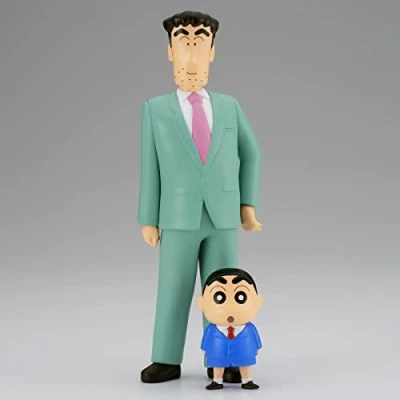 Imagen de Banpresto Figura de Accion Crayon Shinchan Nohara Family Figure Photo Vol.1 21 cm BP18769 Multicolor