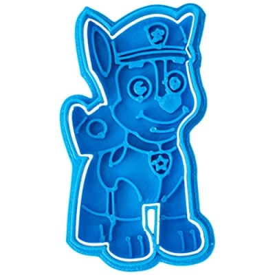 Imagen de Cuticuter Paw Patrol Chase Cortador de Galletas, Plástico, Azul